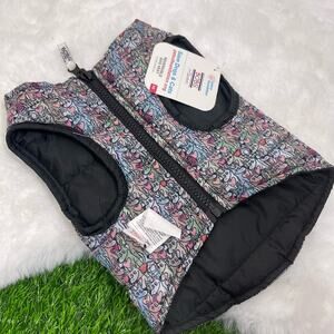 BOBS from Skechers Loverboy Reversible Dog Puffer Jacket, X-Small‎ 11-13"